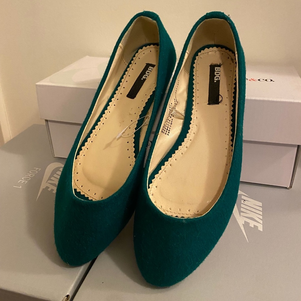 BDG Teal Flats